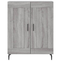 Credenza Grigio Sonoma 69,5x34x180 cm in Legno Multistrato 3195809