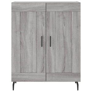 Credenza Grigio Sonoma 69,5x34x180 cm in Legno Multistrato 3195809