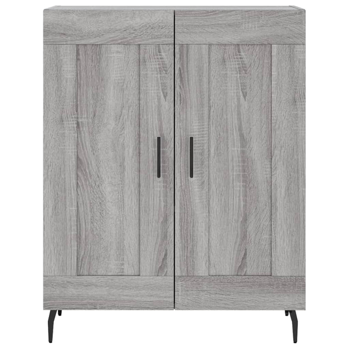 Credenza Grigio Sonoma 69,5x34x180 cm in Legno Multistrato 3195809