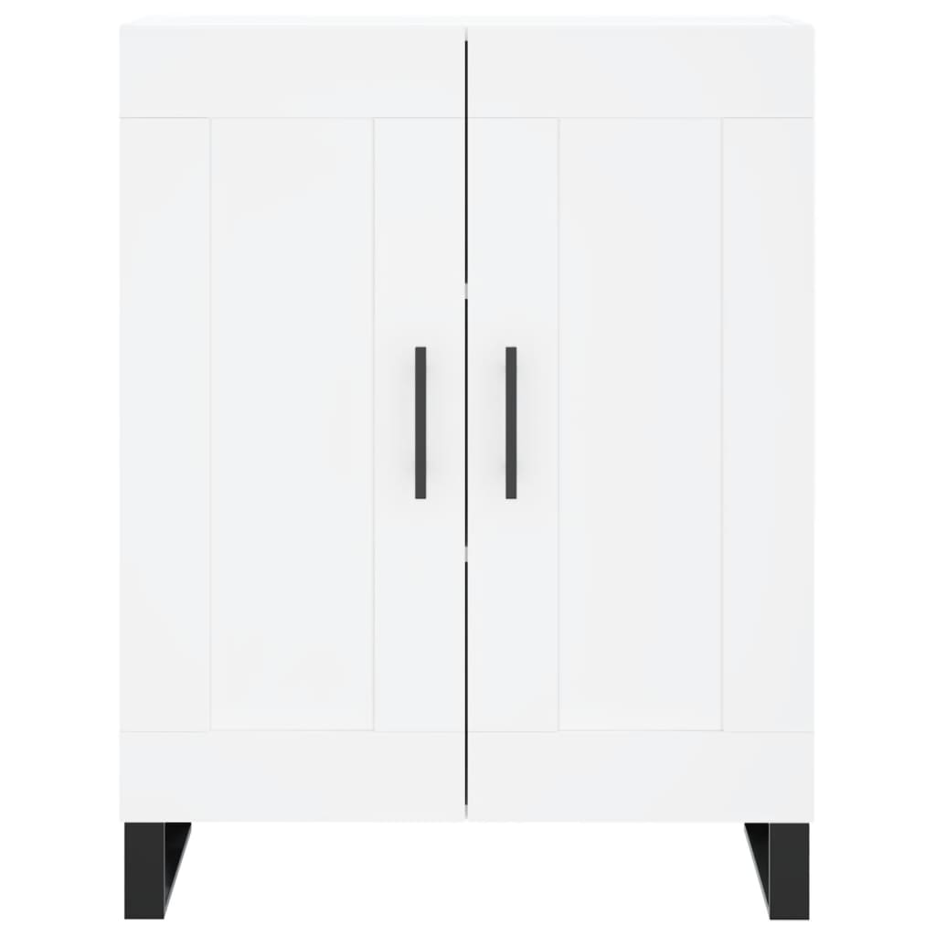 Credenza Bianca 69,5x34x180 cm in Legno Multistrato 3195811