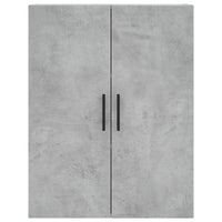 Credenza cassettiera mobile contenitore organizer cucina soggiorno salotto alto 695 x 34 x 180 cm legno ingegnerizzato grigio 02_0034612