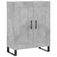 Credenza cassettiera mobile contenitore organizer cucina soggiorno salotto alto 695 x 34 x 180 cm legno ingegnerizzato grigio 02_0034612