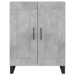 Credenza cassettiera mobile contenitore organizer cucina soggiorno salotto alto 695 x 34 x 180 cm legno ingegnerizzato grigio 02_0034612