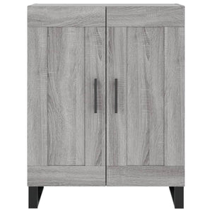 Credenza Grigio Sonoma 69,5x34x180 cm in Legno Multistrato 3195817