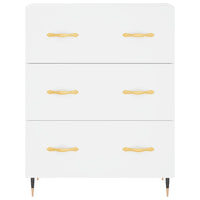 Credenza Bianca 69,5x34x180 cm in Legno Multistrato 3195827