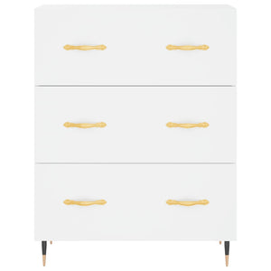 Credenza Bianca 69,5x34x180 cm in Legno Multistrato 3195827