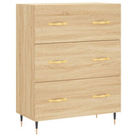 Credenza Rovere Sonoma 69,5x34x180 cm in Legno Multistrato 3195830
