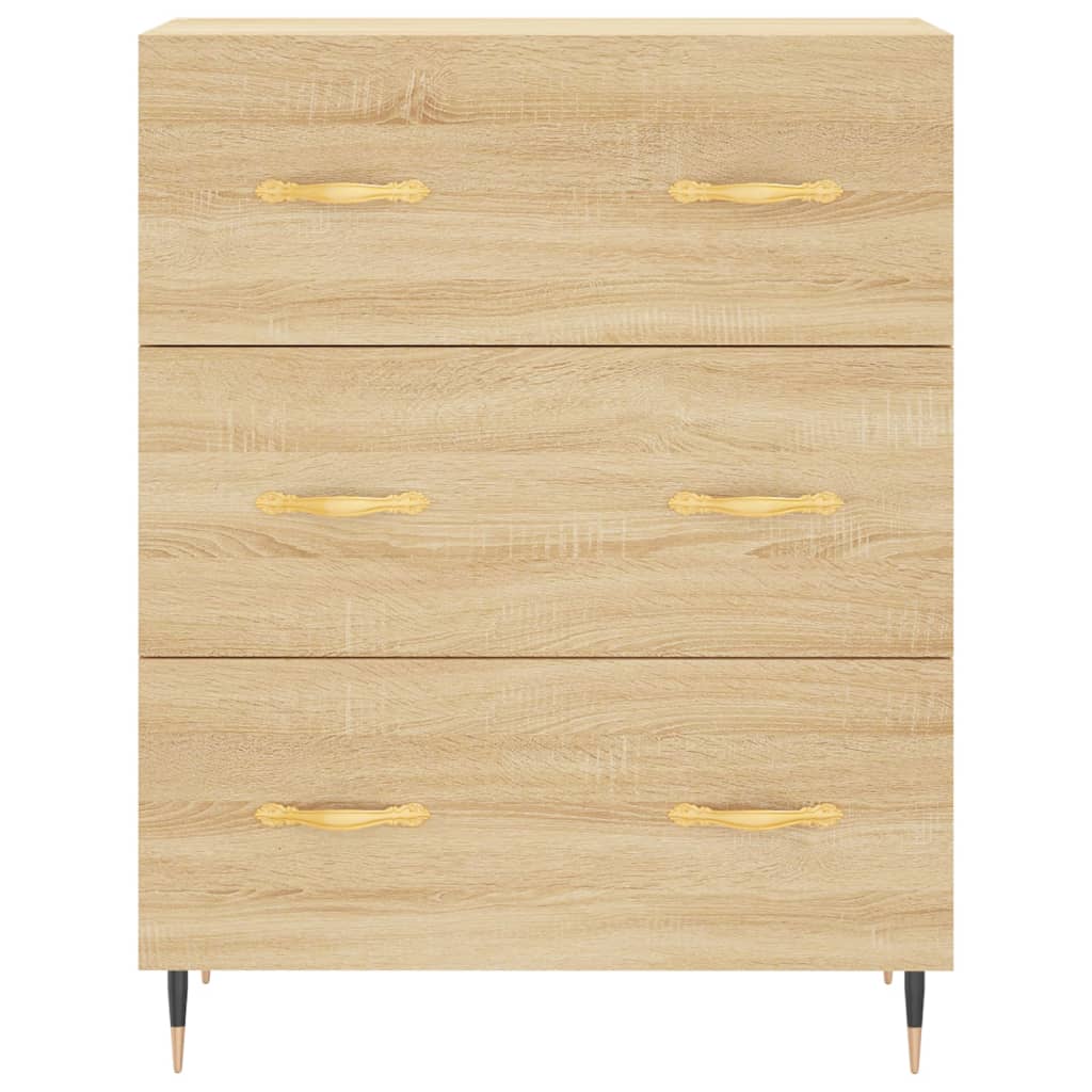 Credenza Rovere Sonoma 69,5x34x180 cm in Legno Multistrato 3195830