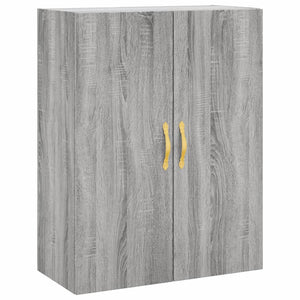 Credenza Grigio Sonoma 69,5x34x180 cm in Legno Multistrato 3195833