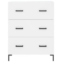 Credenza Bianca 69,5x34x180 cm in Legno Multistrato 3195843