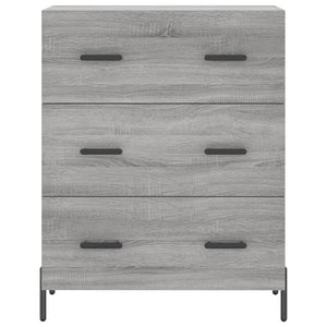 Credenza Grigio Sonoma 69,5x34x180 cm in Legno Multistrato 3195857
