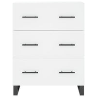 Credenza Bianca 69,5x34x180 cm in Legno Multistrato 3195867