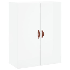 Credenza Bianco Lucido 69,5x34x180 cm in Legno Multistrato 3195877