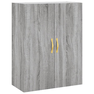 Credenza Grigio Sonoma 69,5x34x180 cm in Legno Multistrato 3195889
