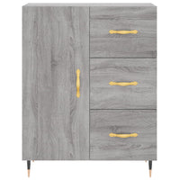 Credenza Grigio Sonoma 69,5x34x180 cm in Legno Multistrato 3195889
