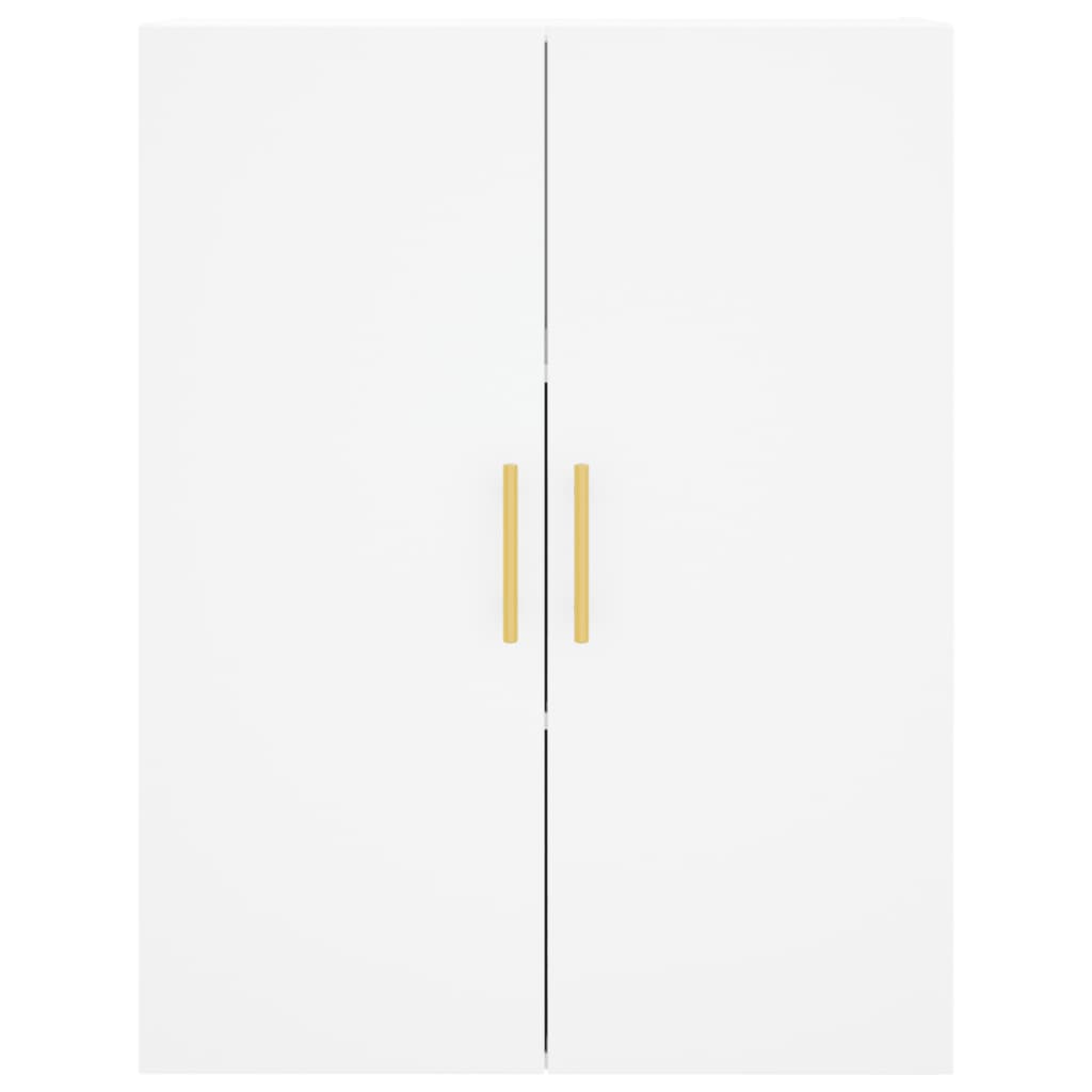 Credenza Bianca 69,5x34x180 cm in Legno Multistrato 3195891