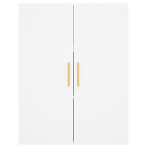 Credenza Bianca 69,5x34x180 cm in Legno Multistrato 3195891