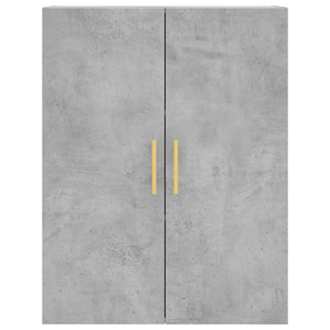 Credenza Grigio Cemento 69,5x34x180 cm in Legno Multistrato 3195895