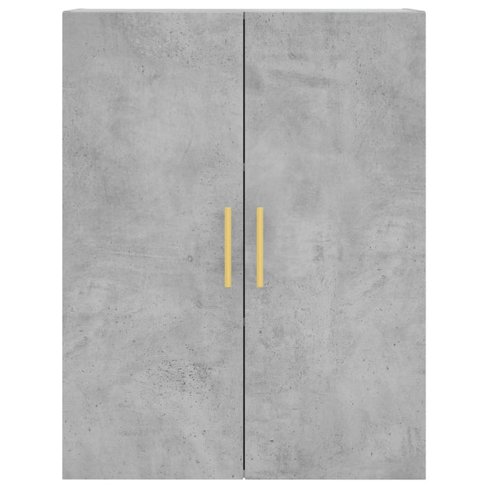 Credenza Grigio Cemento 69,5x34x180 cm in Legno Multistrato 3195895