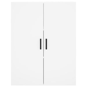 vidaXL Credenza Bianca 69,5x34x180 cm in Legno Multistrato