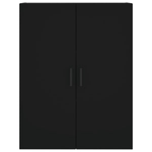 Credenza Nera 69,5x34x180 cm in Legno Multistrato 3195900