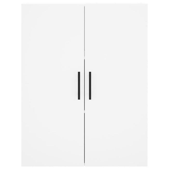 Credenza-Buffet-Armadio da cucina Bianca 69,5x34x180 cm in Legno Multistrato 633960