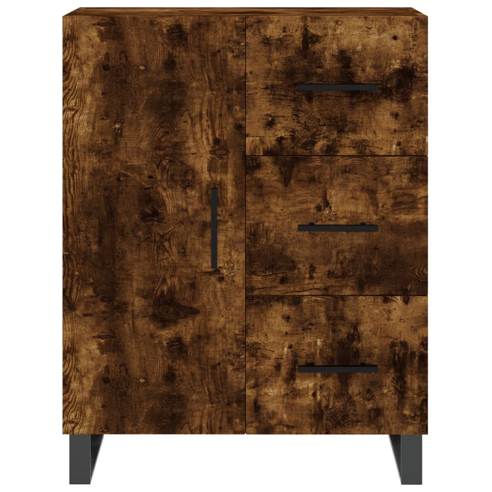 Credenza cassettiera mobile contenitore organizer cucina soggiorno salotto alto 695 x 34 x 180 cm legno ingegnerizzato marrone 02_0033425