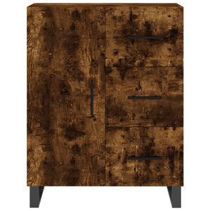 Credenza Rovere Fumo  69,5x34x180 cm in Legno Multistrato 3195928