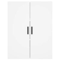 Credenza Bianca 69,5x34x180 cm in Legno Multistrato 3195963