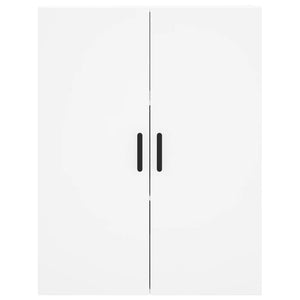 Credenza Bianca 69,5x34x180 cm in Legno Multistrato 3195963