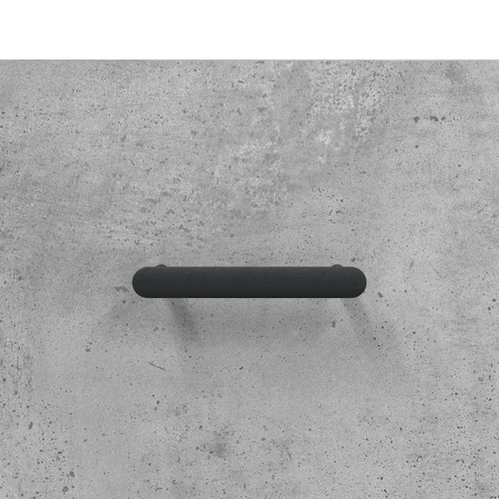 Credenza cassettiera mobile contenitore organizer cucina soggiorno salotto alto 695 x 34 x 180 cm legno ingegnerizzato grigio 02_0034607