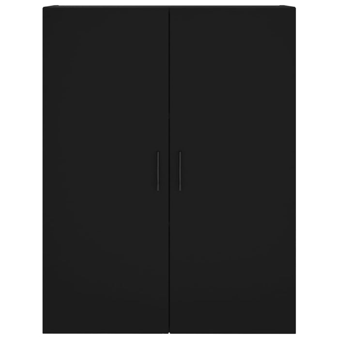 Credenza Nera 69,5x34x180 cm in Legno Multistrato 3195972