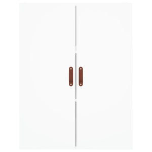 Credenza Bianca 69,5x34x180 cm in Legno Multistrato 3195987