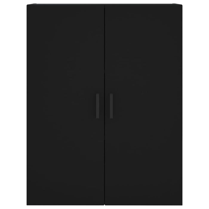 Credenza Nera 69,5x34x180 cm in Legno Multistrato 3196012