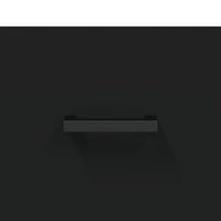 Credenza Nera 69,5x34x180 cm in Legno Multistrato 3196012