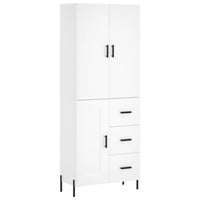 Credenza Bianca 69,5x34x180 cm in Legno Multistratocod mxl 125451