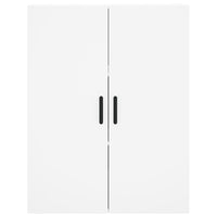 Credenza Bianca 69,5x34x180 cm in Legno Multistrato 3196019