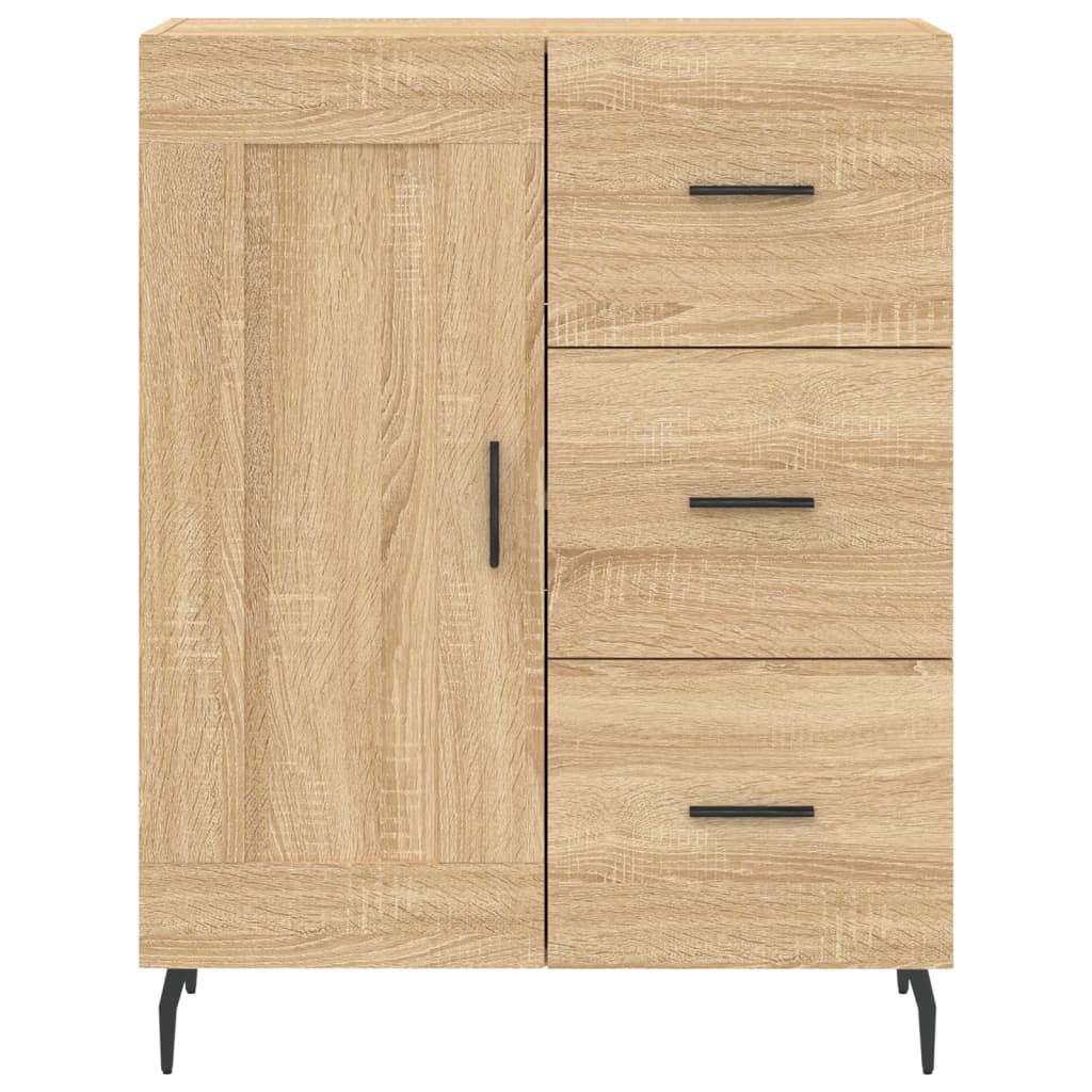vidaXL Credenza Rovere Sonoma 69,5x34x180 cm in Legno Multistrato