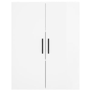 Credenza Bianco Lucido 69,5x34x180 cm in Legno Multistrato 3196037