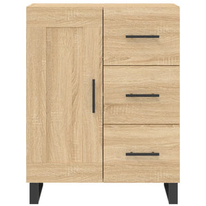 Credenza-Buffet-Armadio da cucina Rovere Sonoma 69,5x34x180 cm in Legno Multistrato 975652
