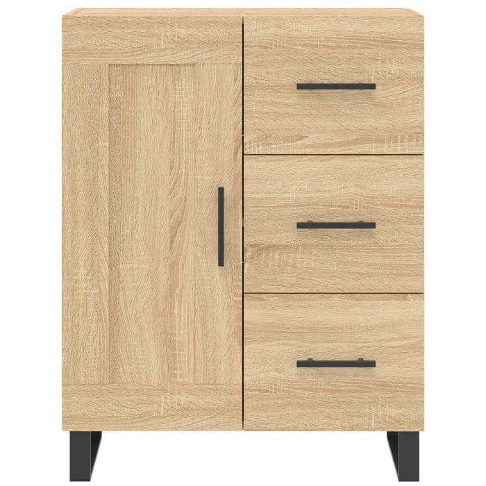 Credenza-Buffet-Armadio da cucina Rovere Sonoma 69,5x34x180 cm in Legno Multistrato 975652