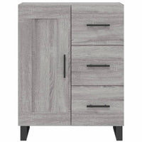 vidaXL Credenza Grigio Sonoma 69,5x34x180 cm in Legno Multistrato