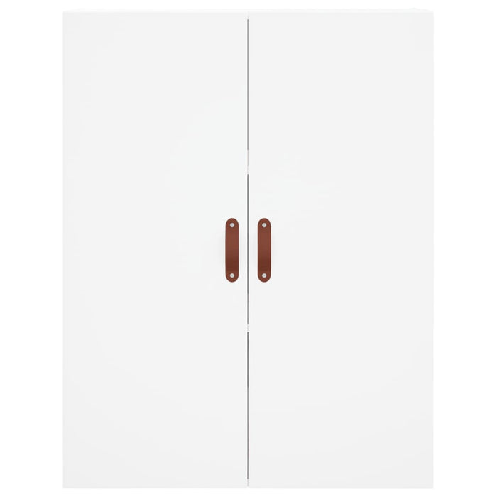 Credenza cassettiera mobile contenitore organizer cucina soggiorno salotto alto 695 x 34 x 180 cm legno ingegnerizzato bianco 02_0032703