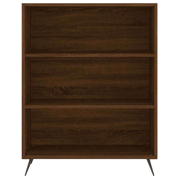 Credenza Rovere Marrone 69,5x34x180 cm in Legno Multistrato 3196050