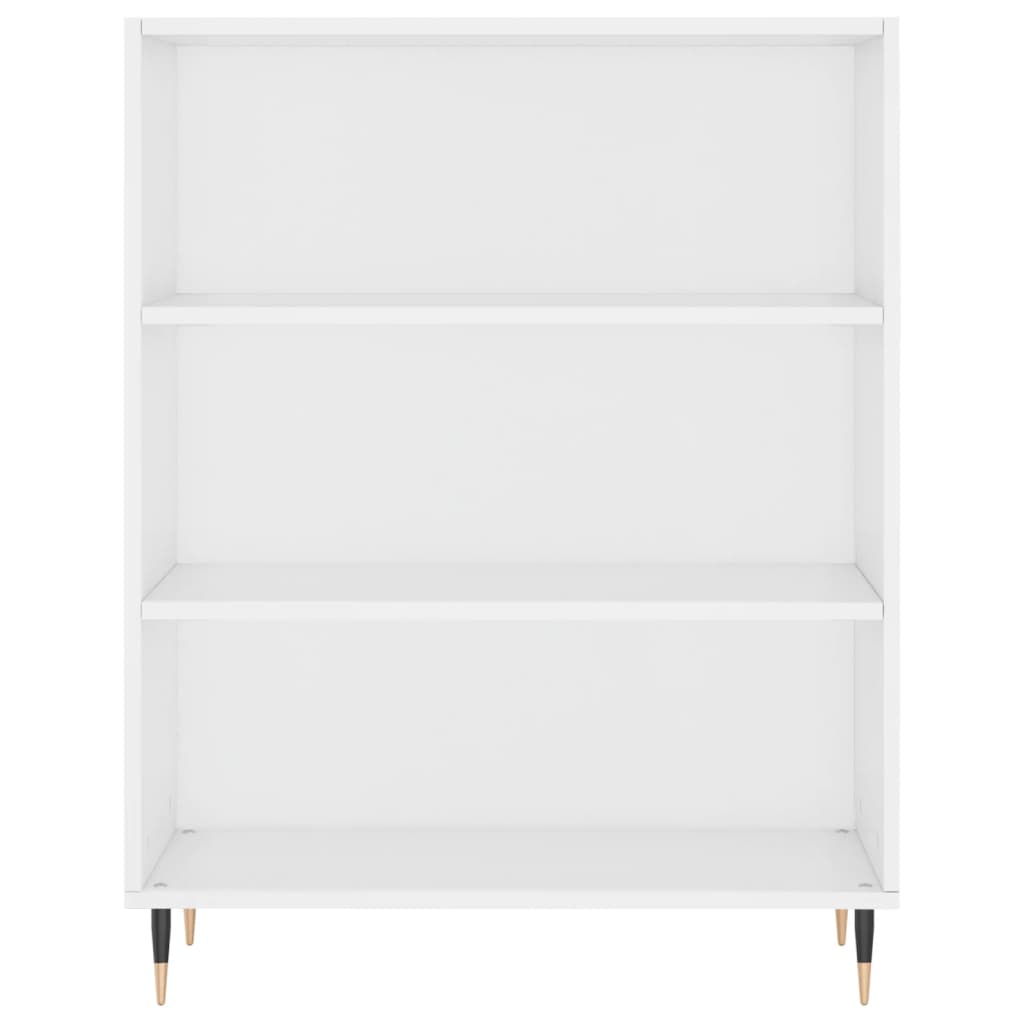 Credenza Bianco Lucido 69,5x34x180 cm in Legno Multistrato 3196053
