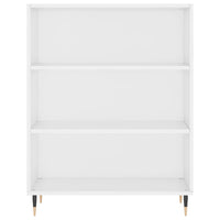 Credenza Bianco Lucido 69,5x34x180 cm in Legno Multistrato 3196053