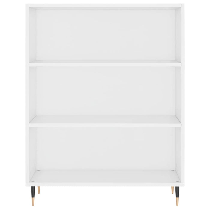 Credenza Bianco Lucido 69,5x34x180 cm in Legno Multistrato 3196053