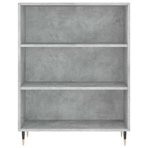 vidaXL Credenza Grigio Cemento 69,5x34x180 cm in Legno Multistrato
