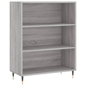 Credenza cassettiera mobile contenitore organizer cucina soggiorno salotto alto sonoma 695 x 34 x 180 cm legno ingegnerizzato grigio 02_0035594