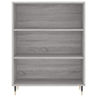 Credenza cassettiera mobile contenitore organizer cucina soggiorno salotto alto sonoma 695 x 34 x 180 cm legno ingegnerizzato grigio 02_0035594